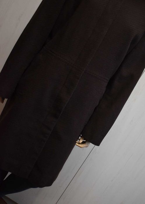 Płaszcz wełniany XL XXL 42 zimowy przejściowy elegancki do kolan