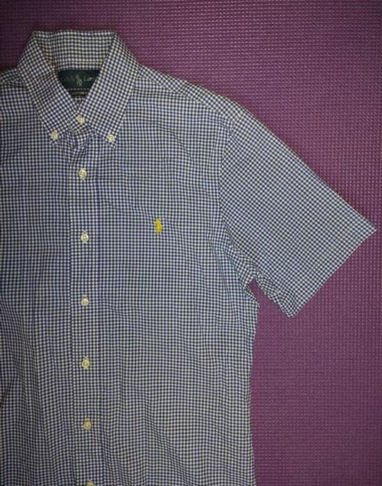 Гавайская рубашка в клеточку ralph lauren