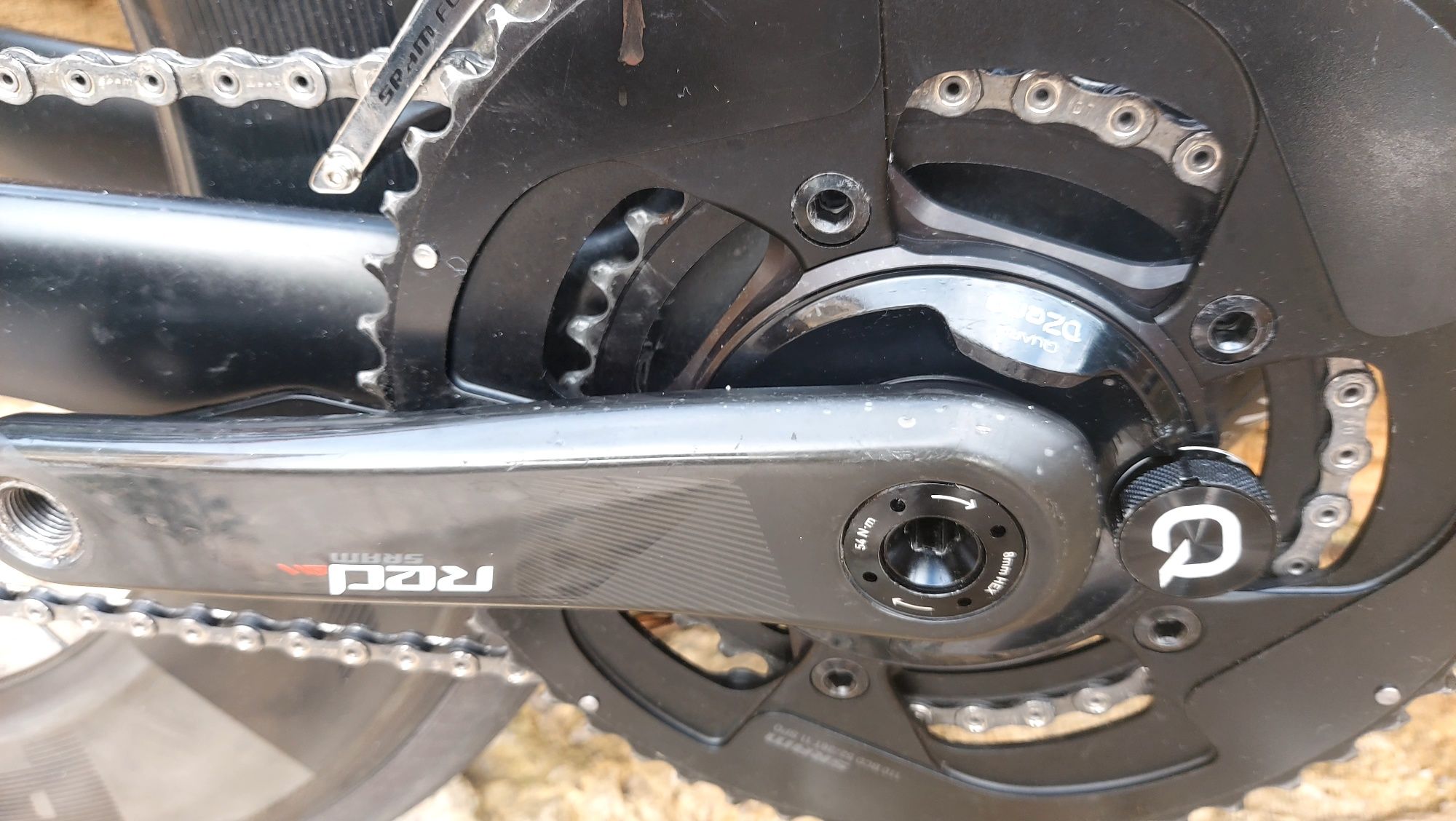 Pedaleiro com Potenciómetro Quarq Cranks 165mm
