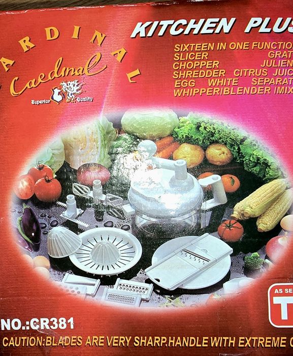 Многофункциональная терка-овощерезка cardinal kitchen plus cr381
