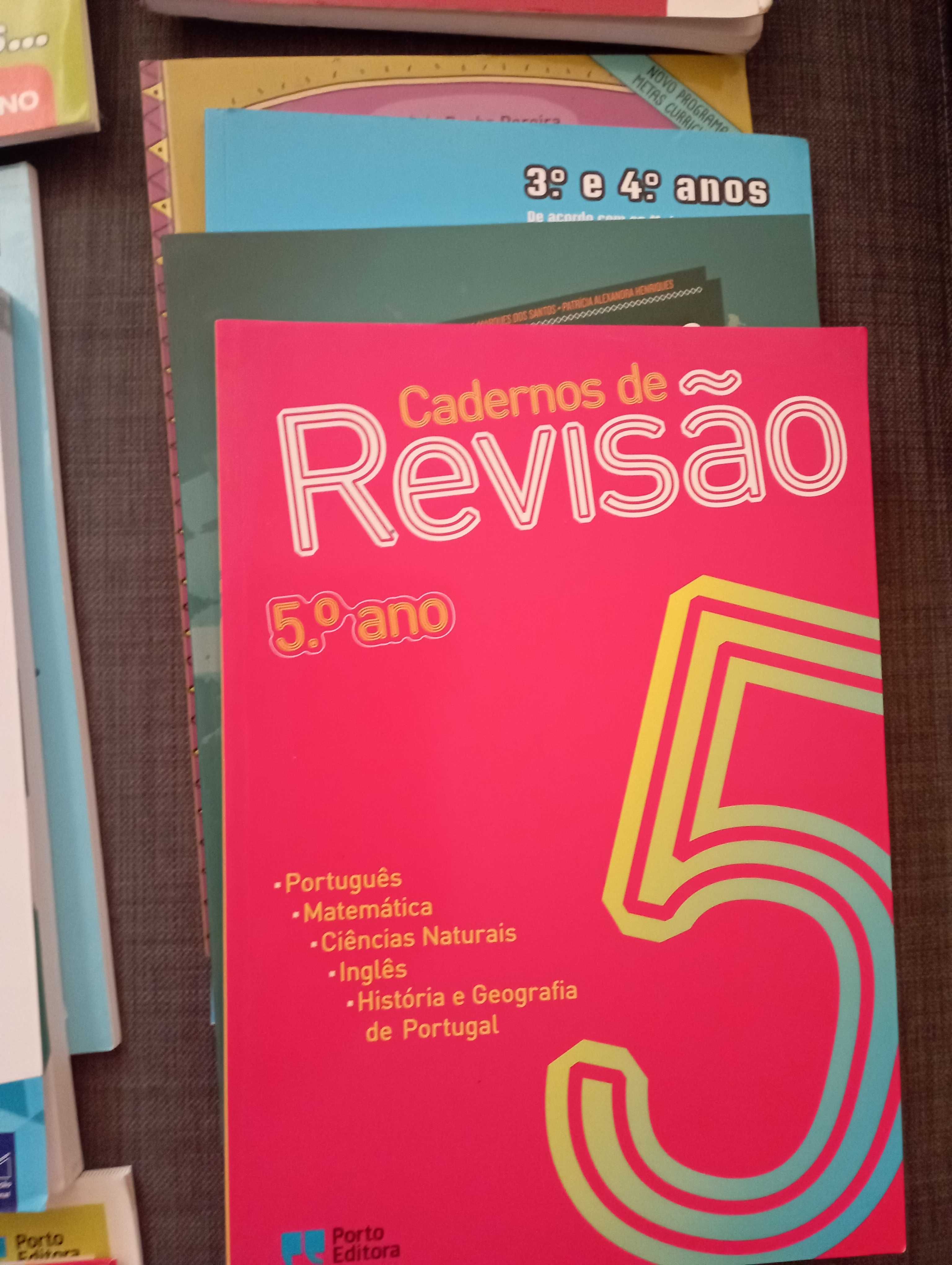 Manuais de apoio escolar - Diversos anos e disciplinas