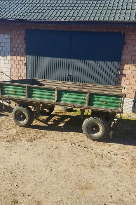 Przyczepa rolnicza 4.5T zarejestrowana niska