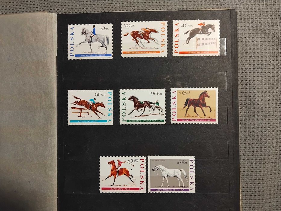 Znaczki Polska 1967 Jeździectwo