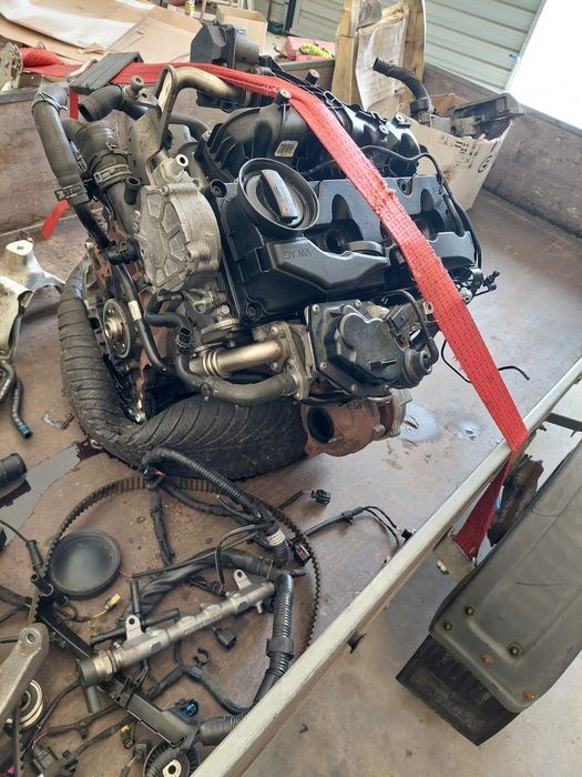 Silnik kompletny, audi, vw, 2.0 TDI 170KM CGL, głowica, wałki, turbina