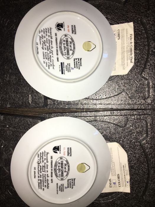 Тарелки декоративные, Limoges,Франция.