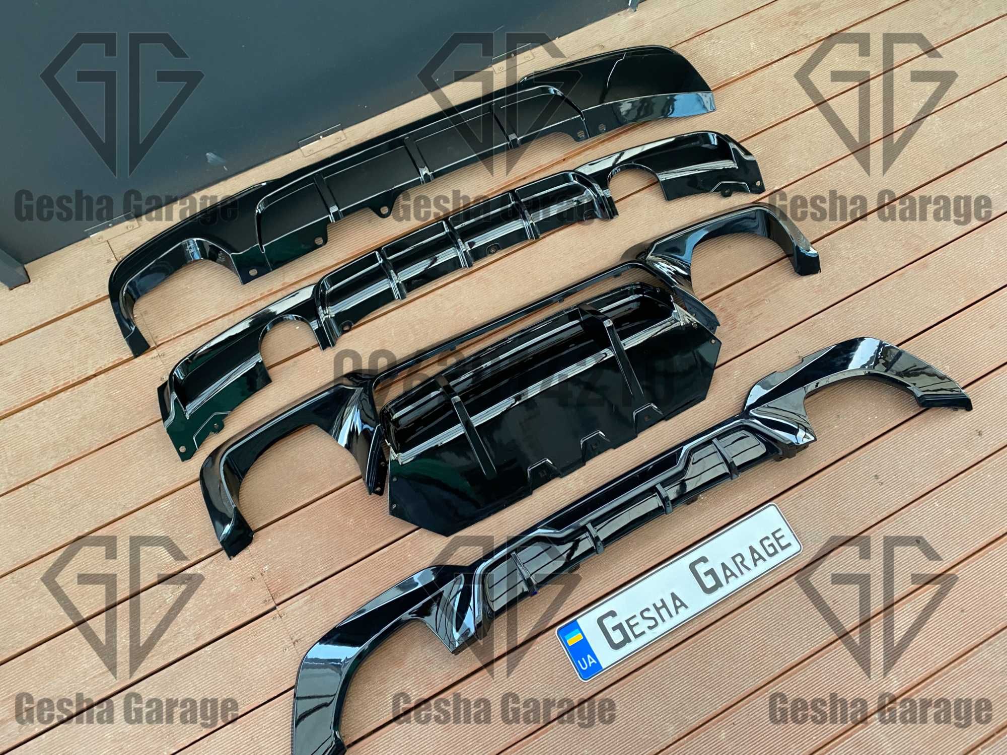 Дифузор f30G20f32f33f36f10f11g30f90g11g12g01 спойлер накладка M paket