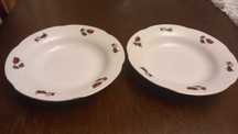 Porcelana Chodzież róże talerz głęboki cena za 2 szt