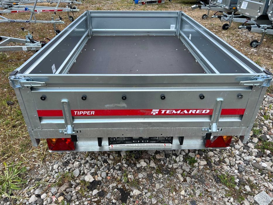 Przyczepa kiper 750DMC Temared 255x153 wywrot dostawa cała Polska