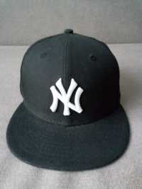 Czapka Fullcap Snapback hip-hop rap New York czarna