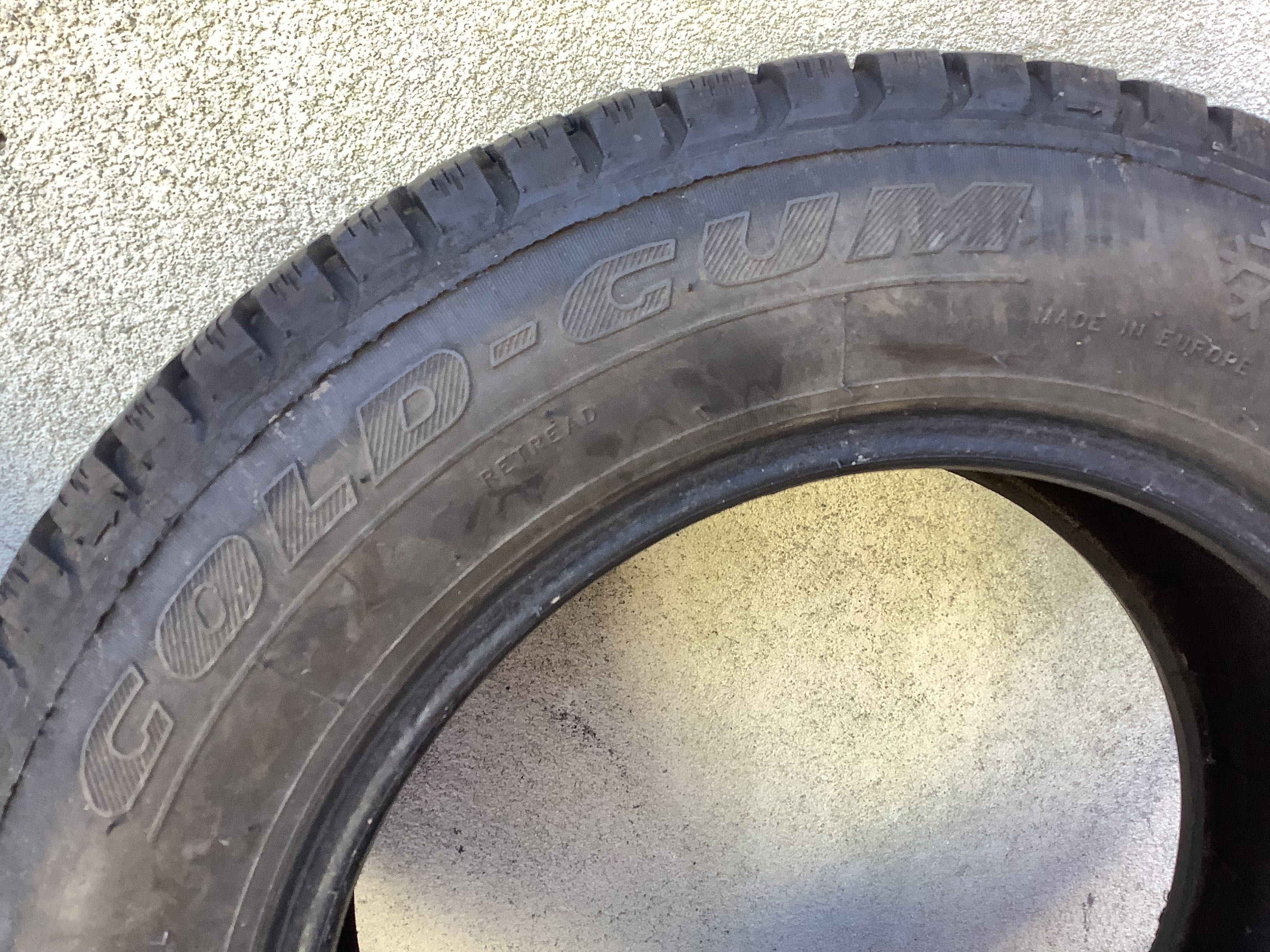 GOŁD GUM 195/65r15 2szt  opony zimą zimowe 7.5mm  2019r