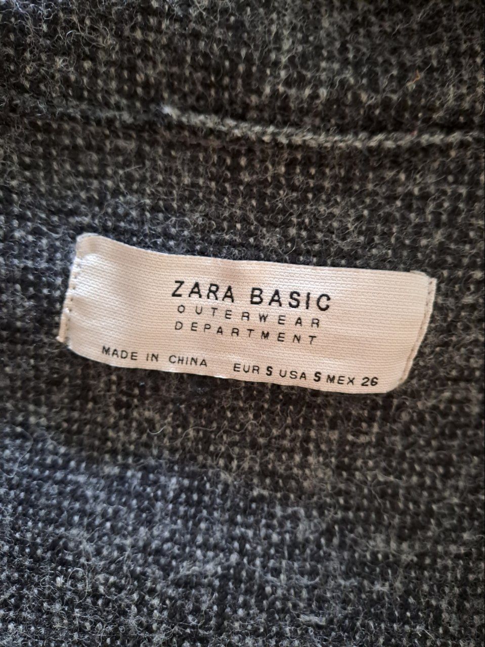 Пальто Zara на кнопках