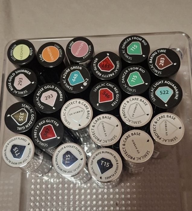 Nowy lakier hybrydowy neonail semilac pielęgnacja manicure pedicure