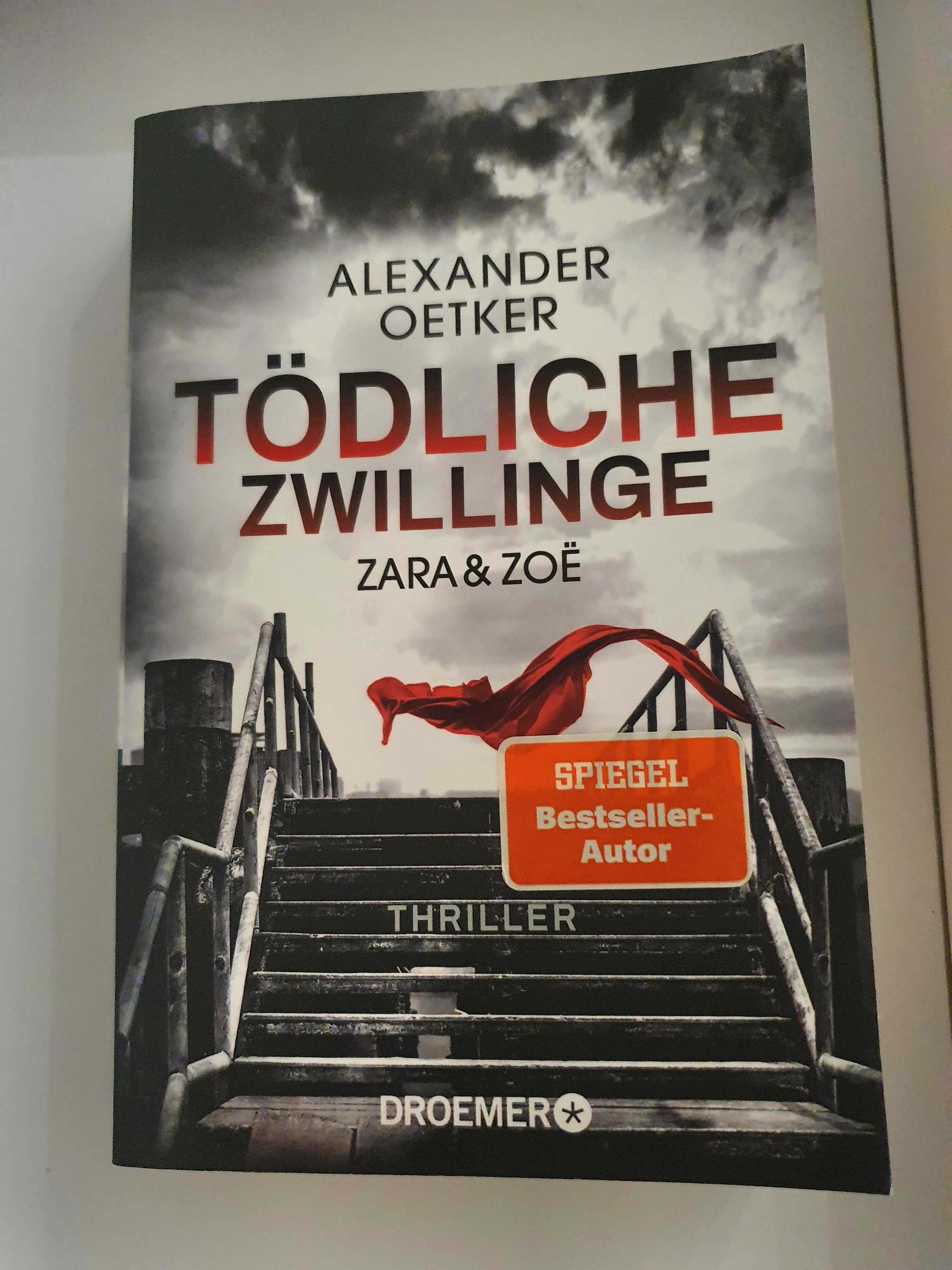 Książka  - Alexander Oetker " Tödliche Zwillinge " [ Język niemiecki ]