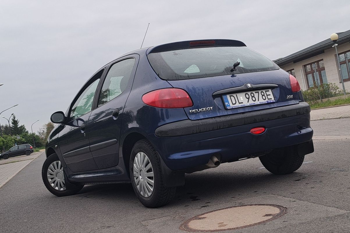 Peugeot 206 1.4 75km 2001r Nowy Rozrząd Oleje Belka Aku
