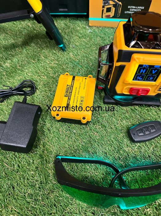 Акумуляторний лазерний рівень DeWalt DCLE34032N Pro 4D 16 (24V, 5AH)