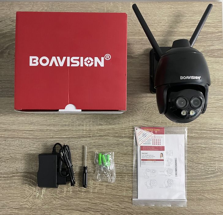 Boavision 8Мп уличная WiFi камера видеонаблюдения iCSee , Zoom x10