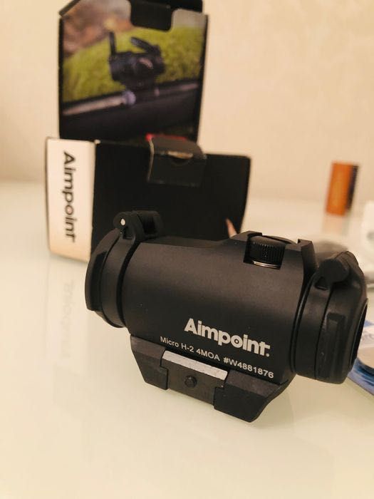 Коліматорний приціл AimpointH-2 4MOA,кронштейн для ласточкіного хвоста