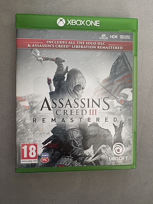 Assasims creed III 3 remastered gra xbox