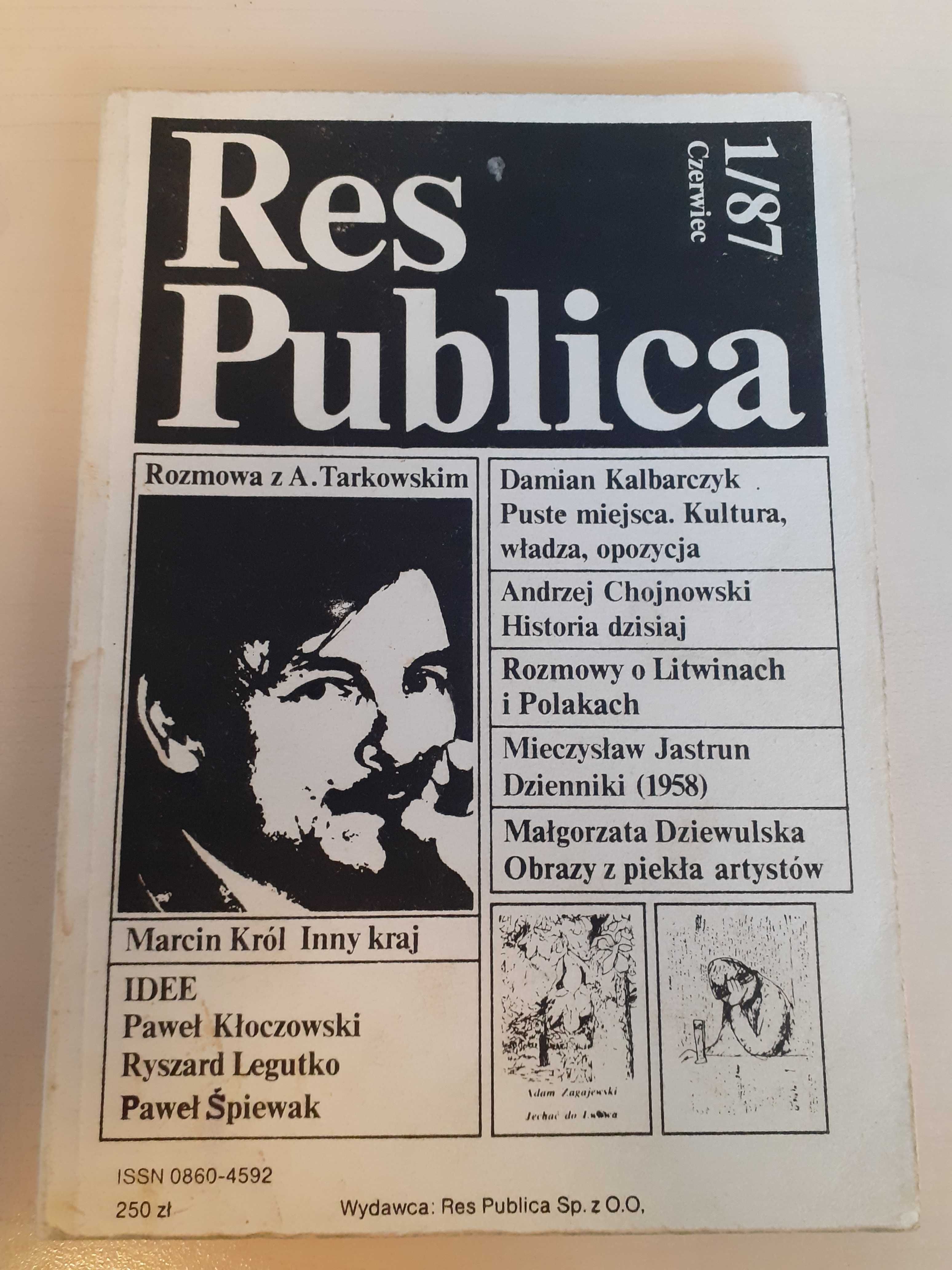 Res Publica 1/87 (czerwiec). Super cena.