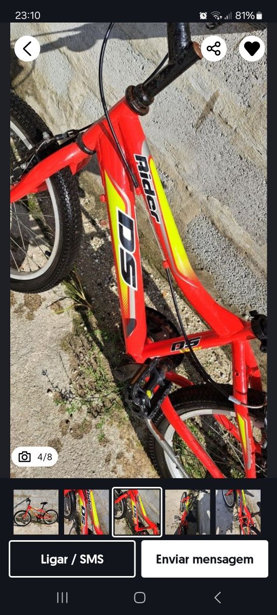 Bicicleta DS muito boa.