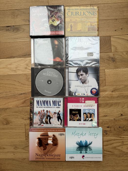 10 płyt CD. Mamma Mia Studio Buffo Enrigue Iglesias i Morricone