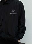 Куртка Arcteryx чоловіча чорна / Вітровка Артерікс Gore-Tex