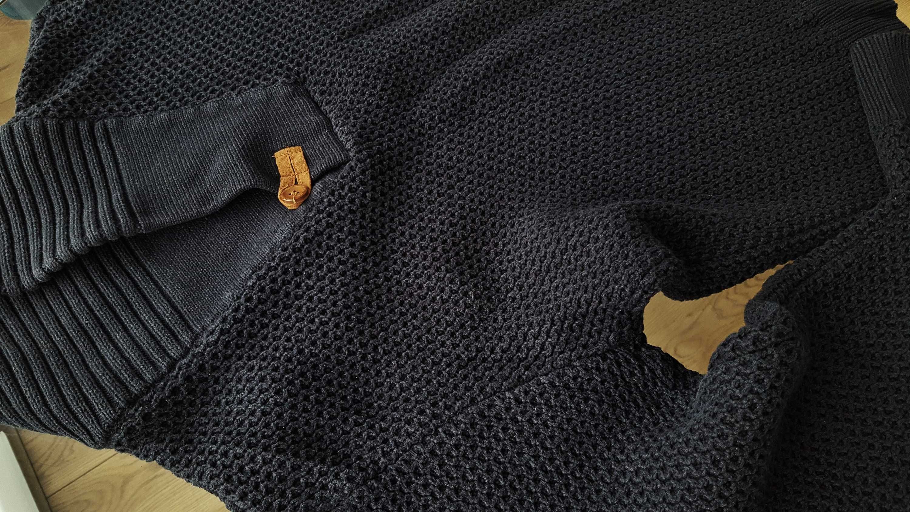 Sweter męski Reserved granatowy rozmiar M stan bdb
