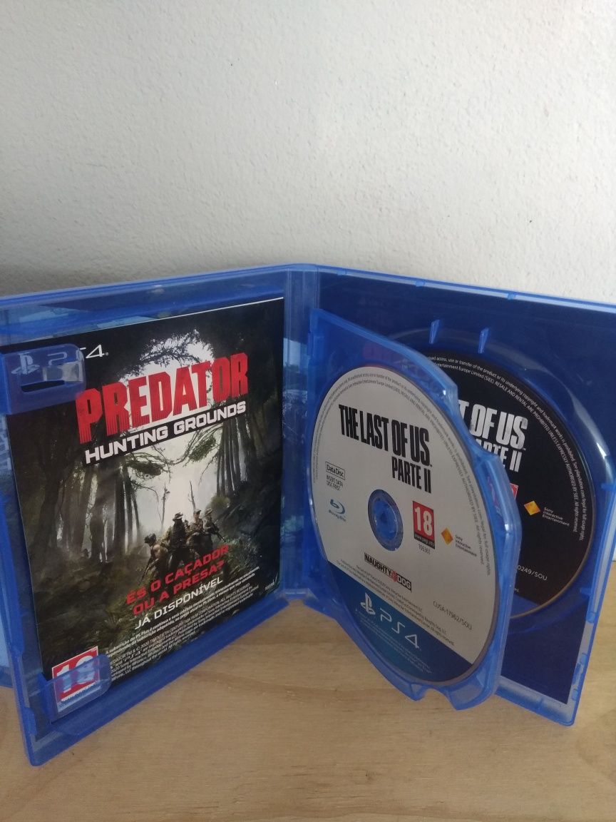 PS4 Jogo The Last Of US remastered e Parte 2 completo