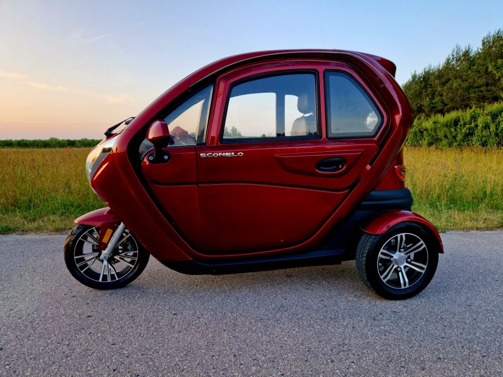 Econelo F1 skuter elektryczny bez prawa jazdy (microcar, aixam)