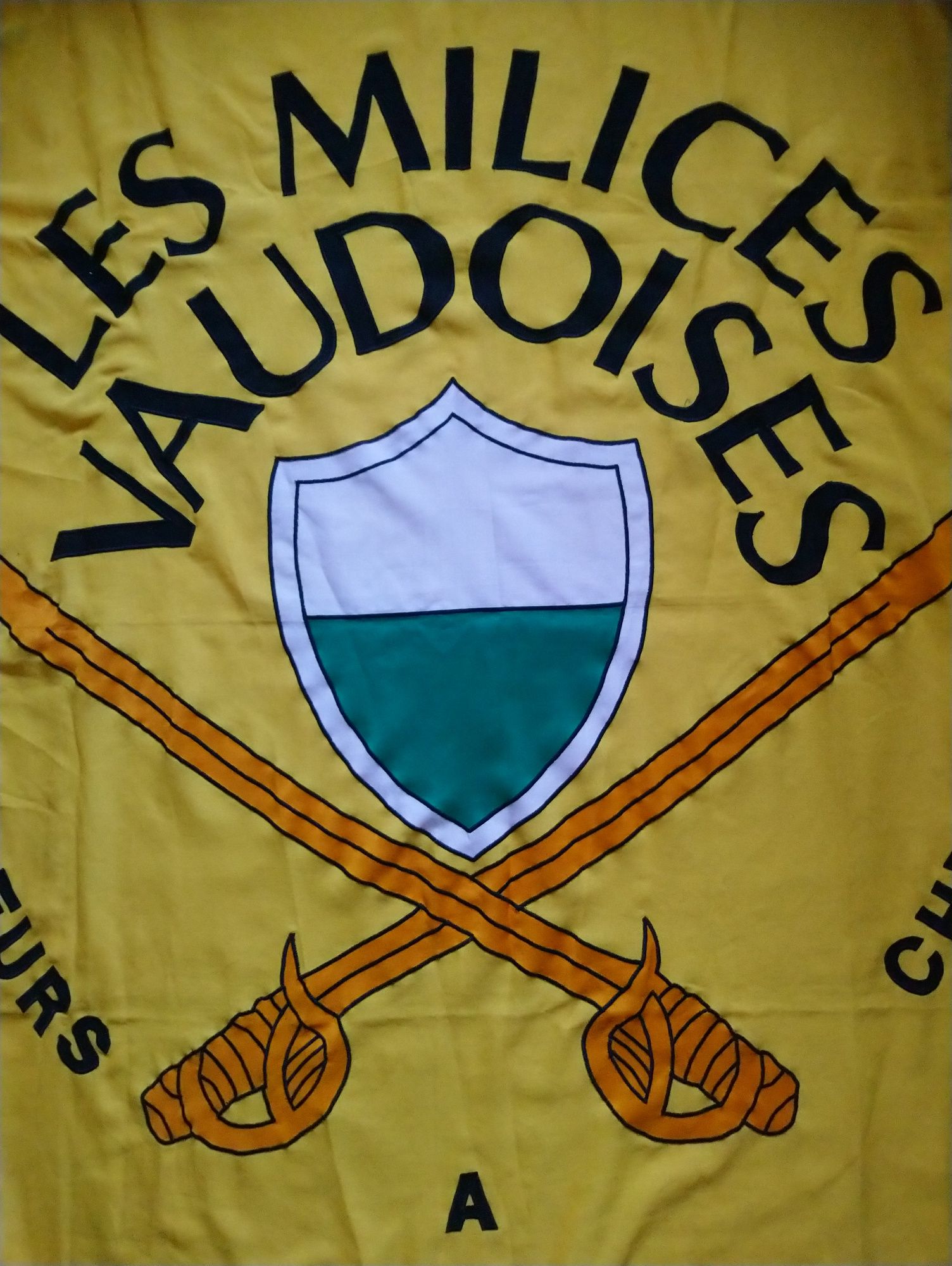 Прапор флаг Les Milices Vaudoises