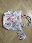 Torebka shopper vera pelle kwiaty