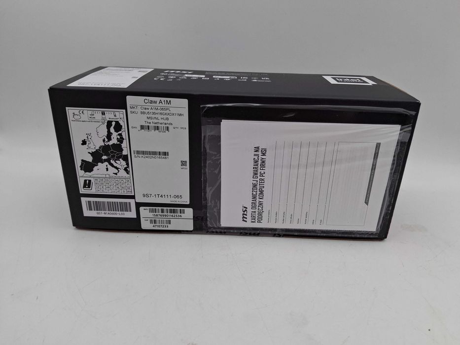 Konsola przenośna MSI Claw A1M-065PL GWARANCJA!! JAK NOWA!