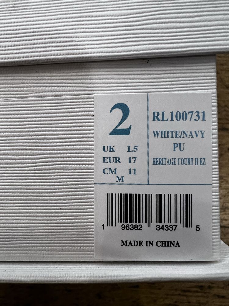 Ténis bebé Polo Ralph Lauren T.17 - NOVO
