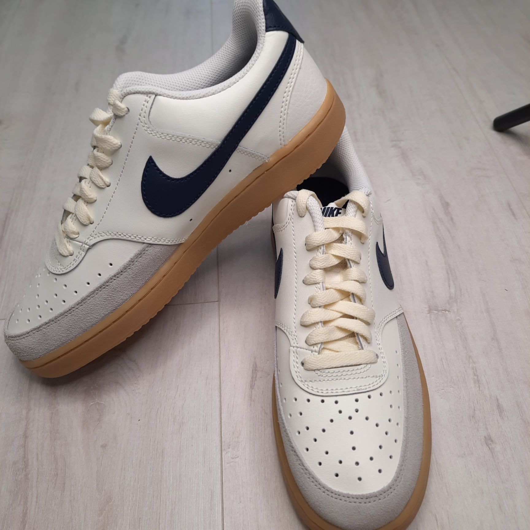 Оригінальні чоловічі кросівки NIKE COURT VISION LOW WHITE HF1068-133