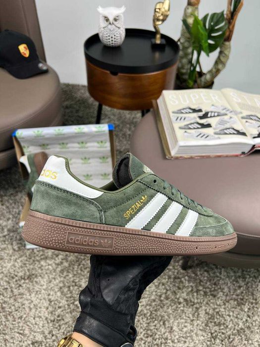 !ТОП! Adidas Spezial Green White 40 41 42 43 44 45 адідас спеціал