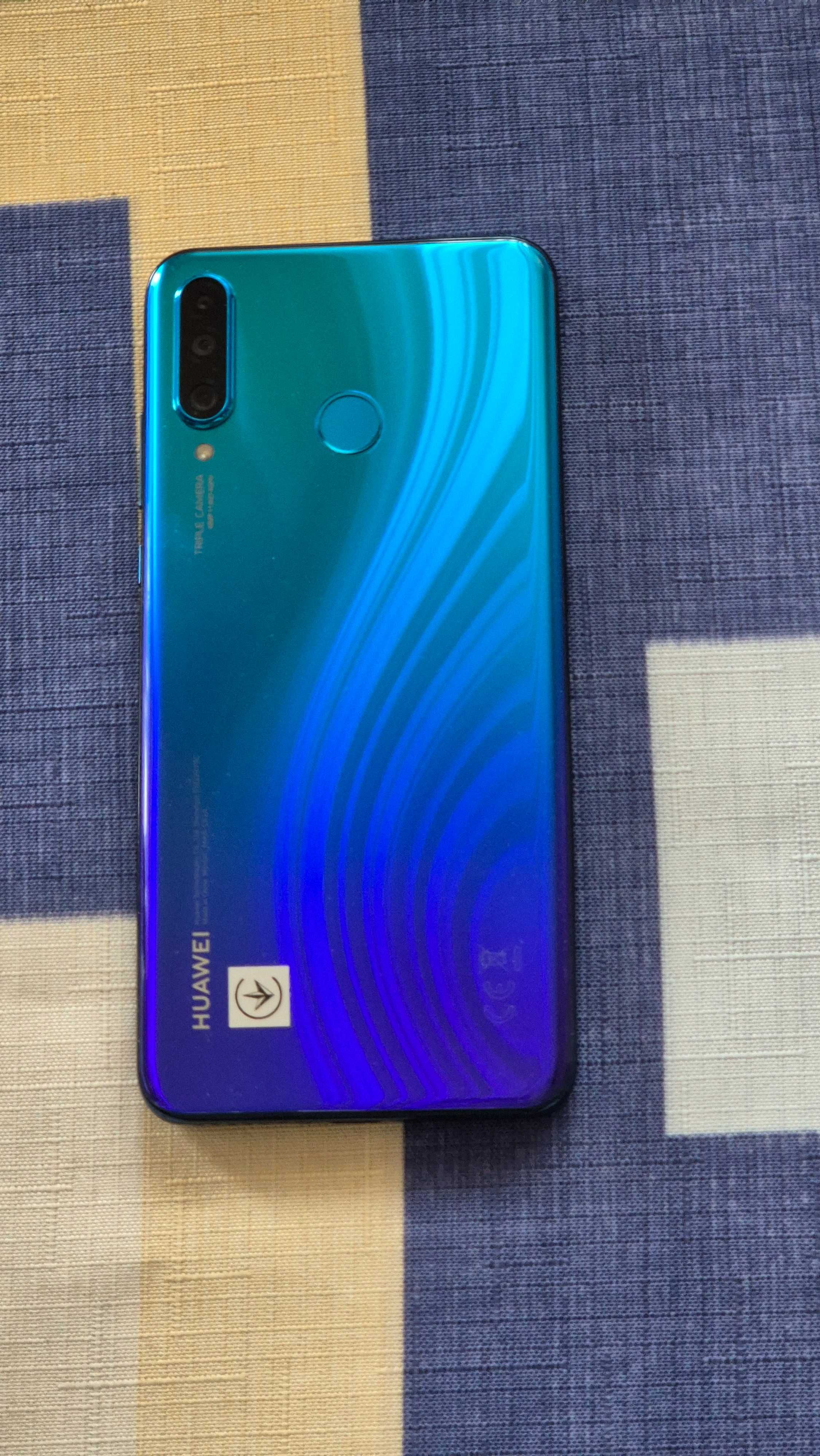 Huawei P30 Lite, 4/128 GB, Dual sim. Niebieski. Stan bardzo dobry.