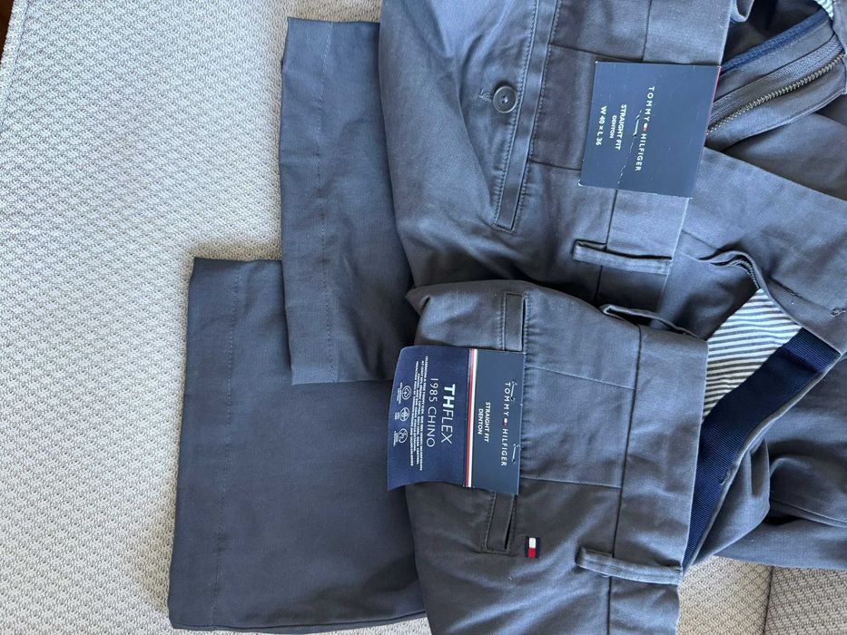 Tommy Hilfiger THFLEX Denton bawełna elastan 40/36  skracane do 30