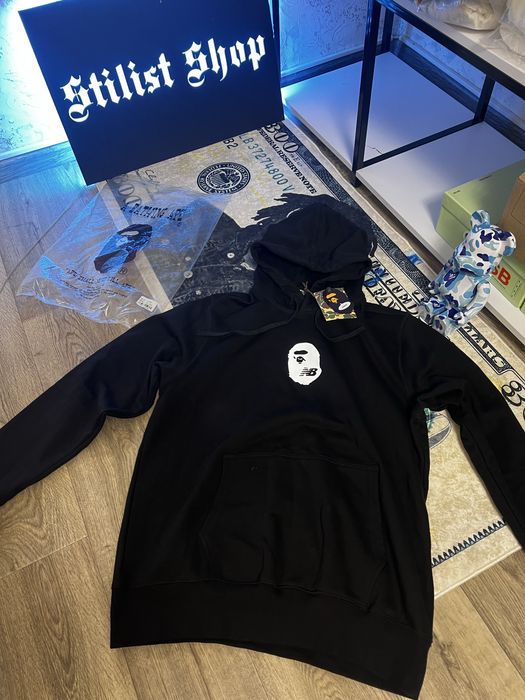 Худи new balace x bape