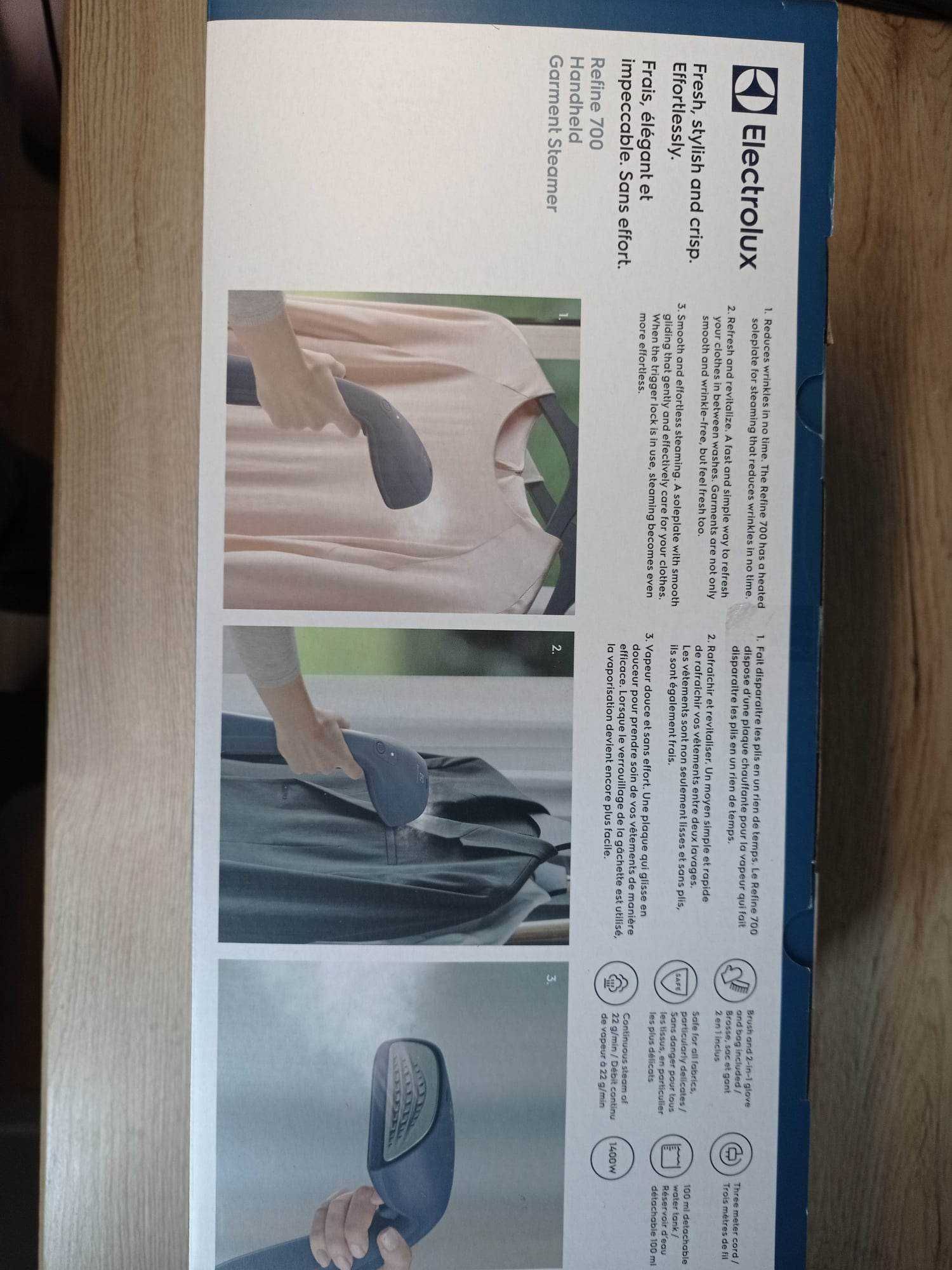 Nowa!! Nieużywana!! Parownica do ubrań ELECTROLUX REFINE 700