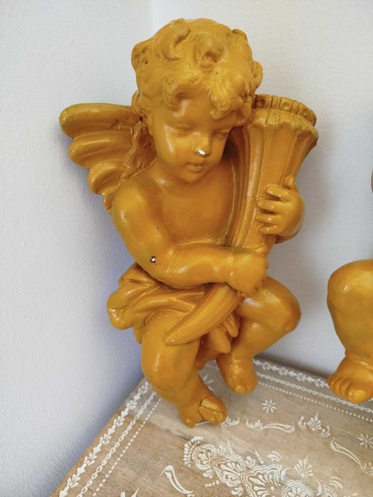 Par de antigas Esculturas de suspensão