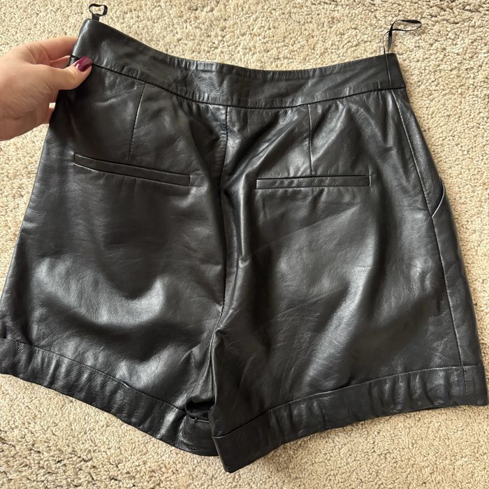 Шкіряні шорти mango