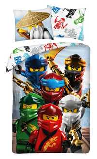 Fajna pościel dziecięca 140x200 LEGO NINJAGO - 100% bawełna