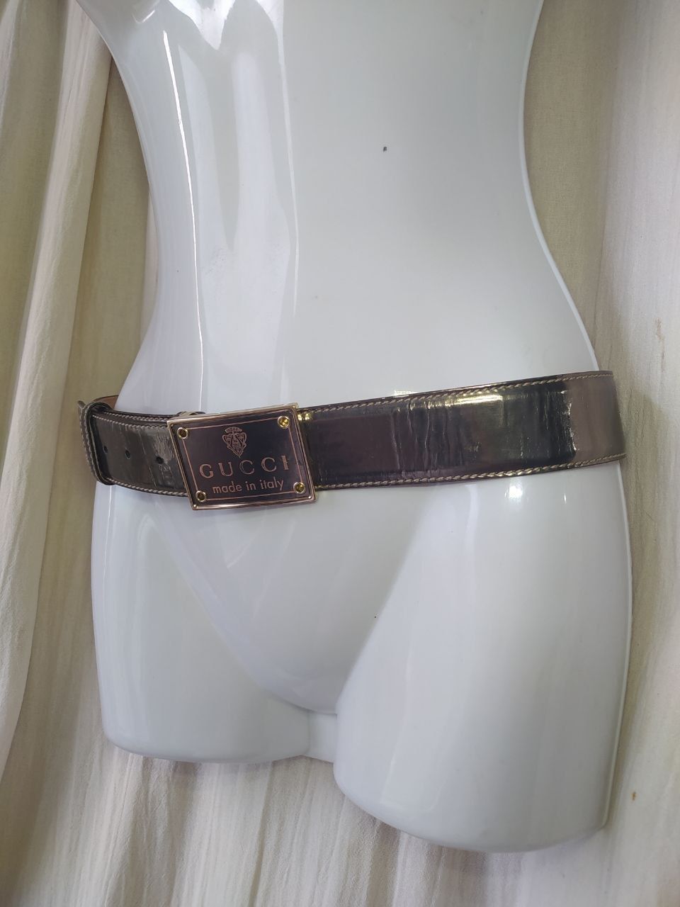 Ремінь пояс Gucci Hysteria Metallik кожа