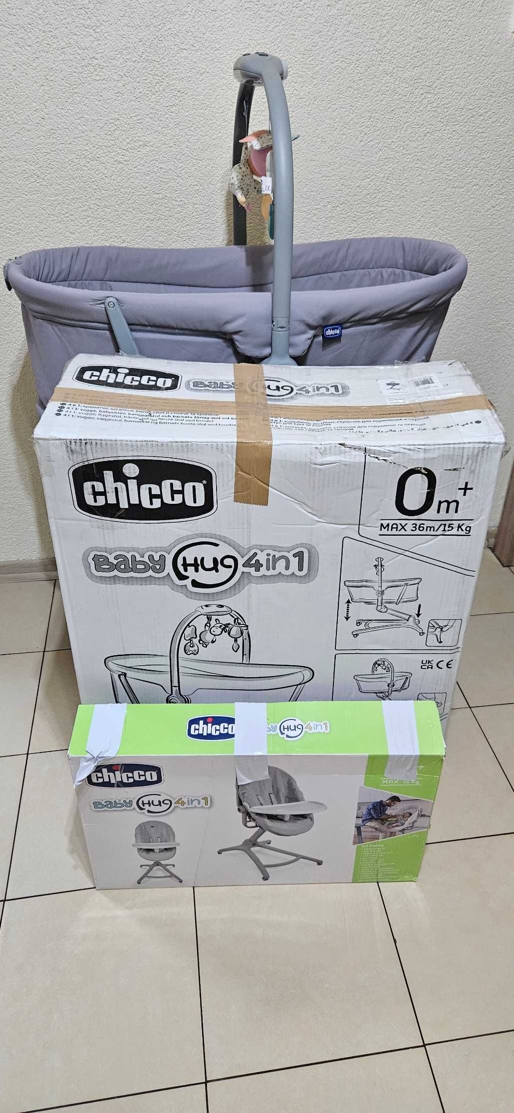 Chicco Baby Hug 4w1 + akcesoria