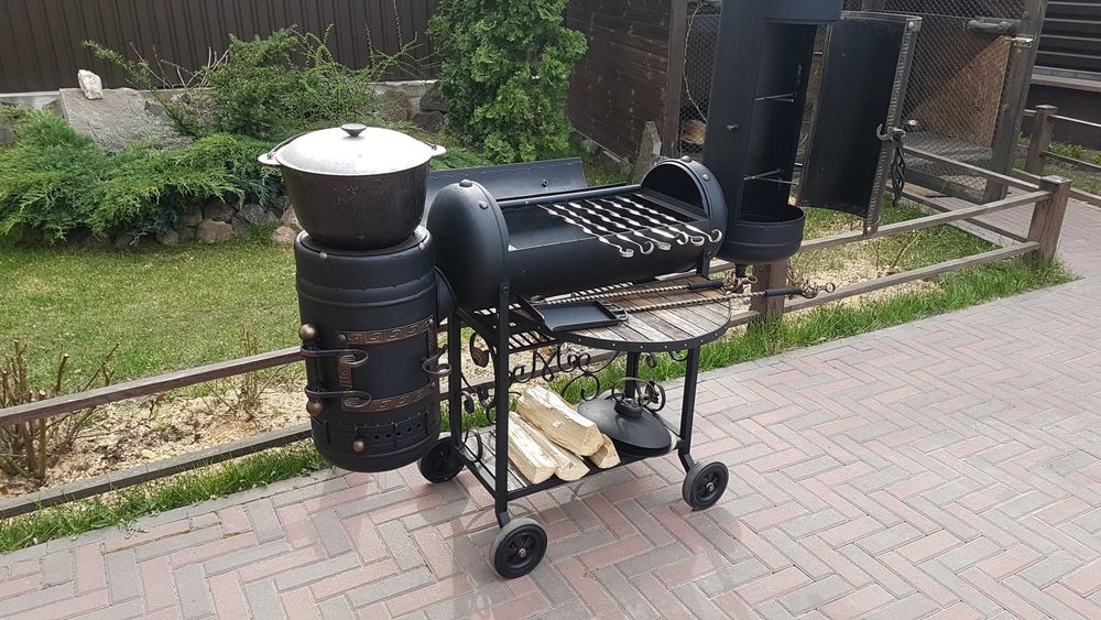 Мангал, коптильня, барбекю, піч.