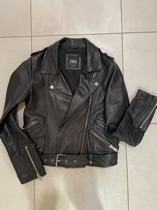 Шкіряна куртка Zara косуха