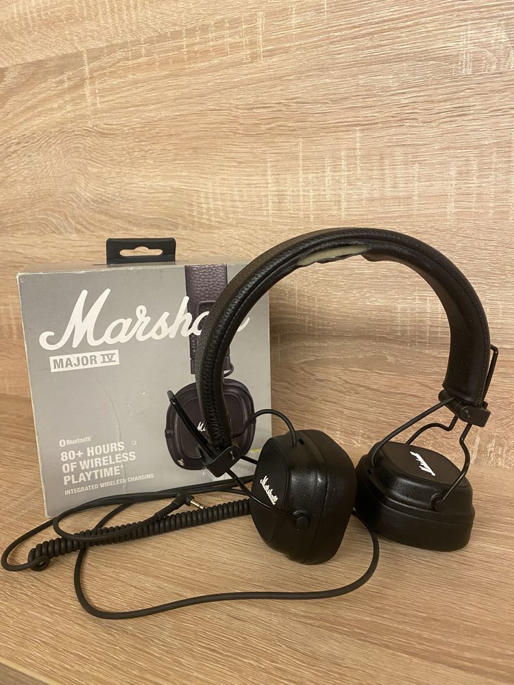 Marshall Major IV 4 Bluetooth On-Ear Headphones Black