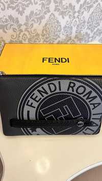 Клач Fendi.  Шкіряний