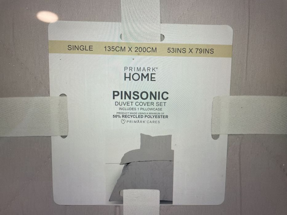 Duvet cover set ( com pillow case ) para cama individual