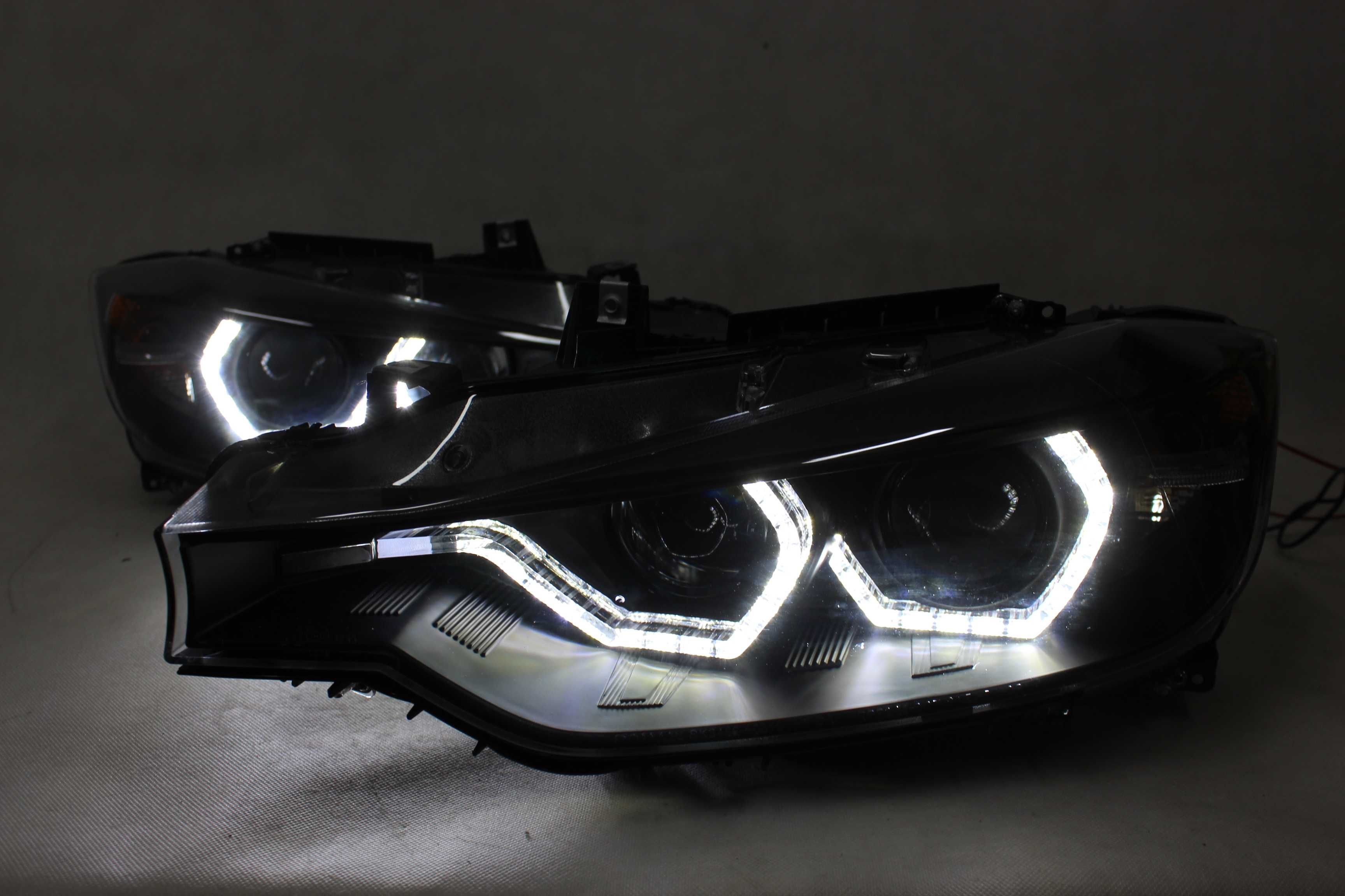 Reflektory Lampy przednie przód BMW F30 11-15 Xenon Skrętne LED BAR